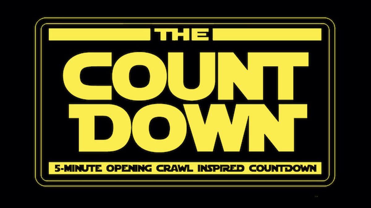 5-Minute Opening Crawl Inspired Countdown image number null